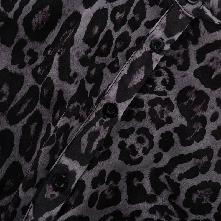 WildElegance Leopard Dress