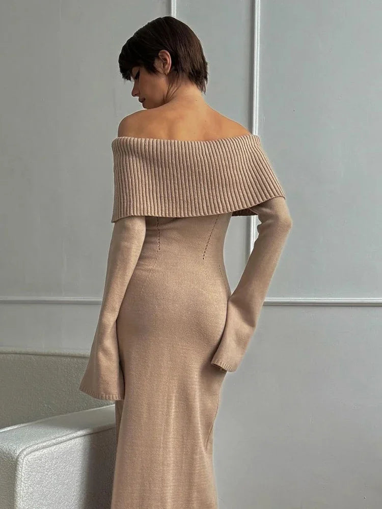 Elegant Winter Bodycon Dress