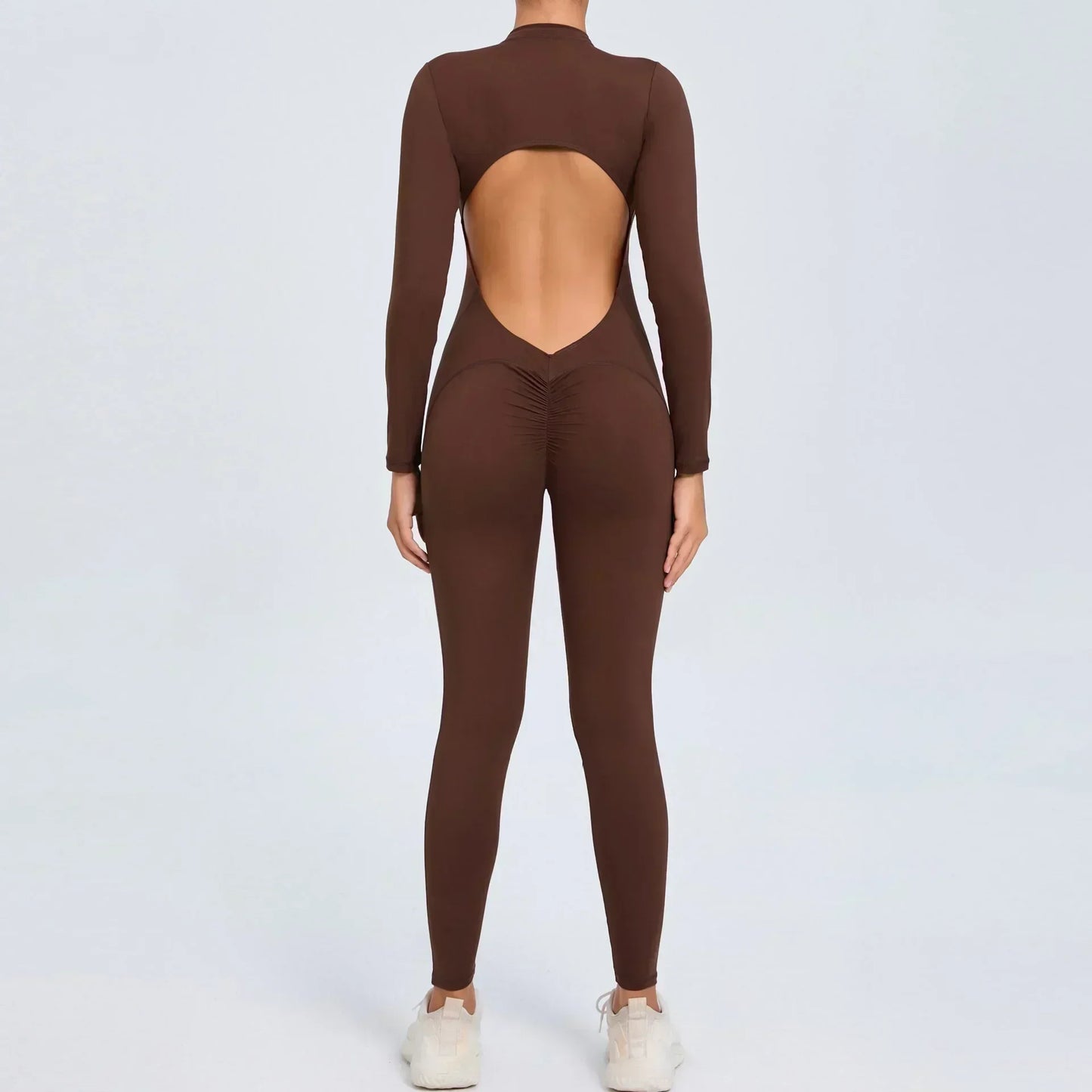 Zipper Sports Jumpsuits