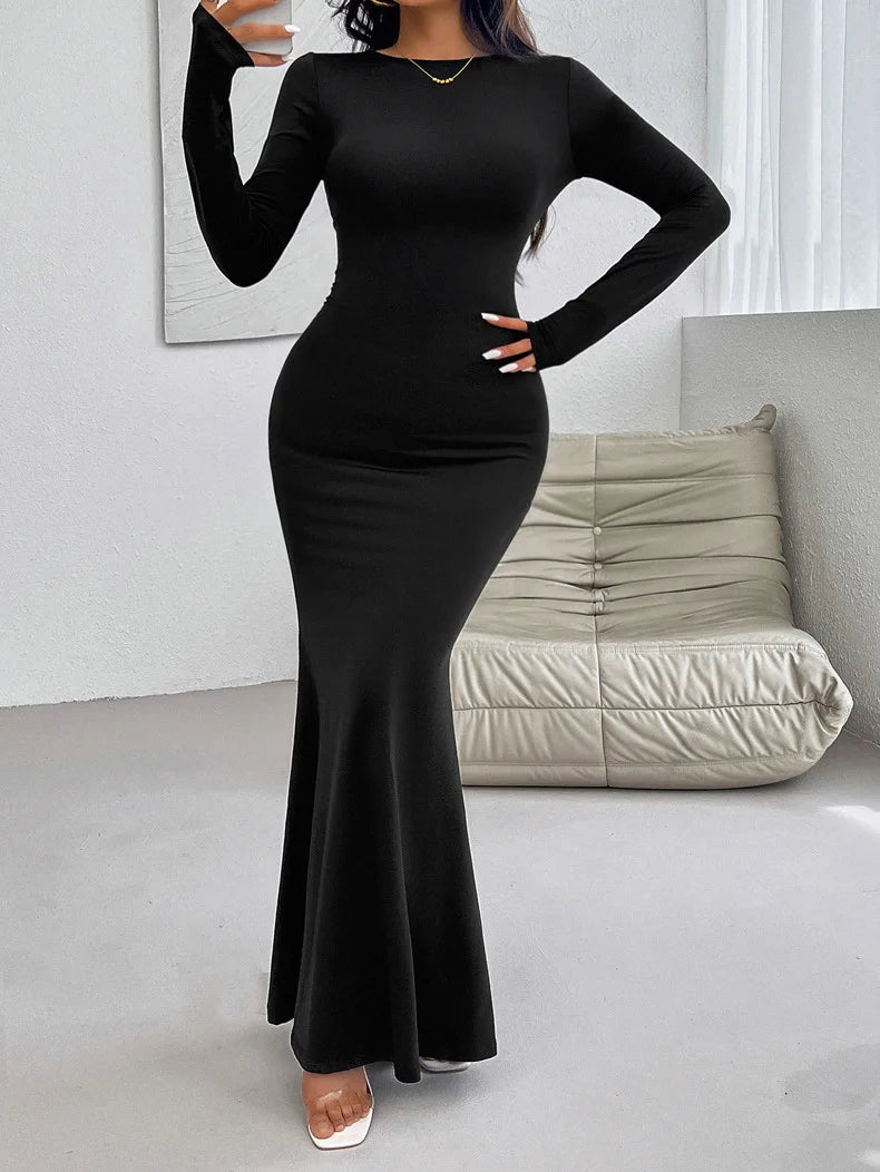 EleganceForm O-Neck Dress