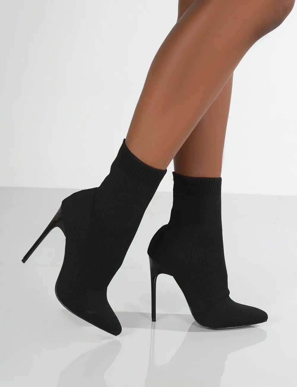 LuxeKnit High Heel Boots