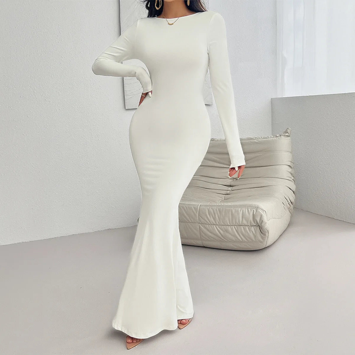 EleganceForm O-Neck Dress