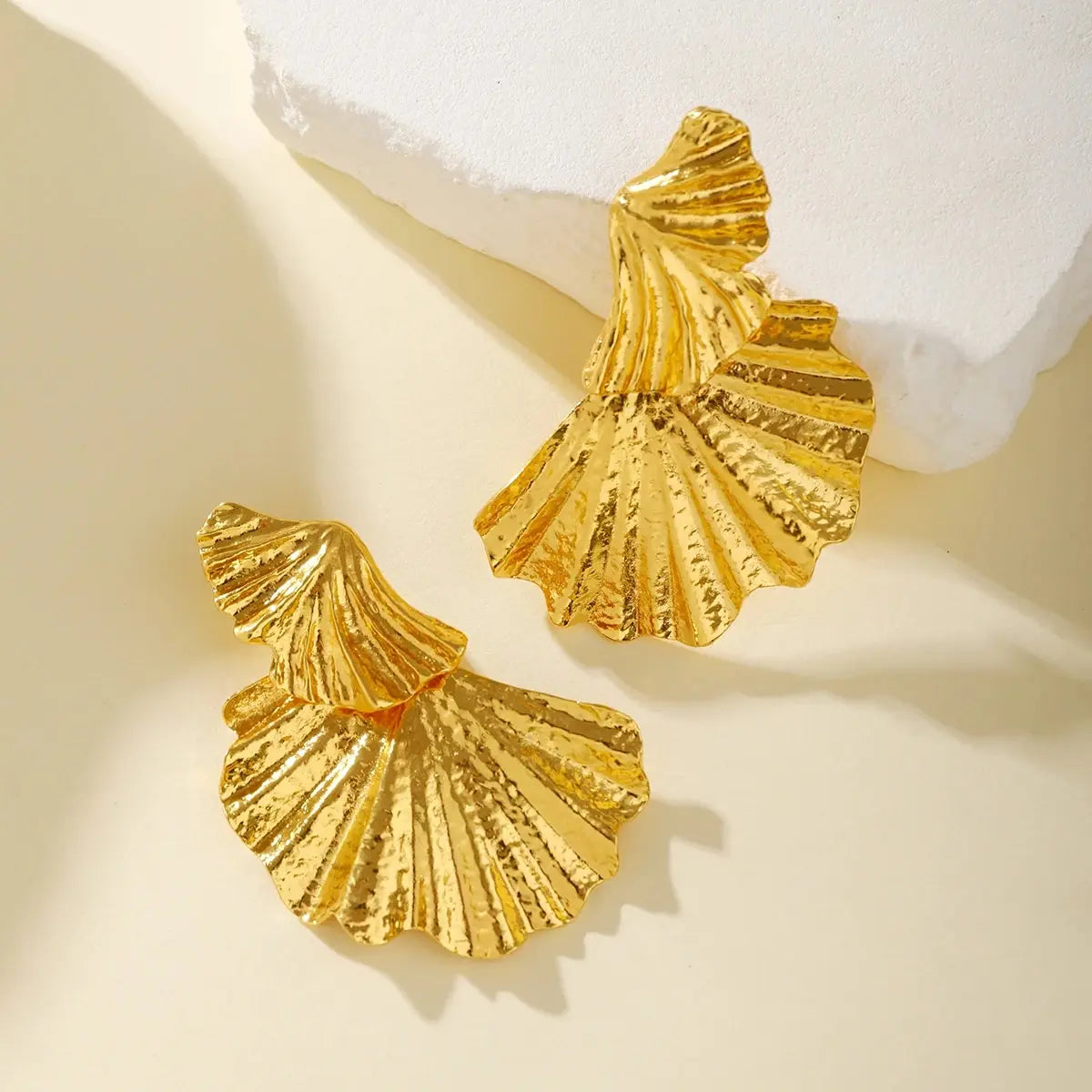 Ginkgo Leaf Earrings