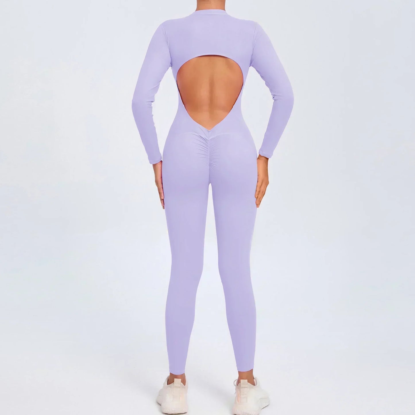 Zipper Sports Jumpsuits