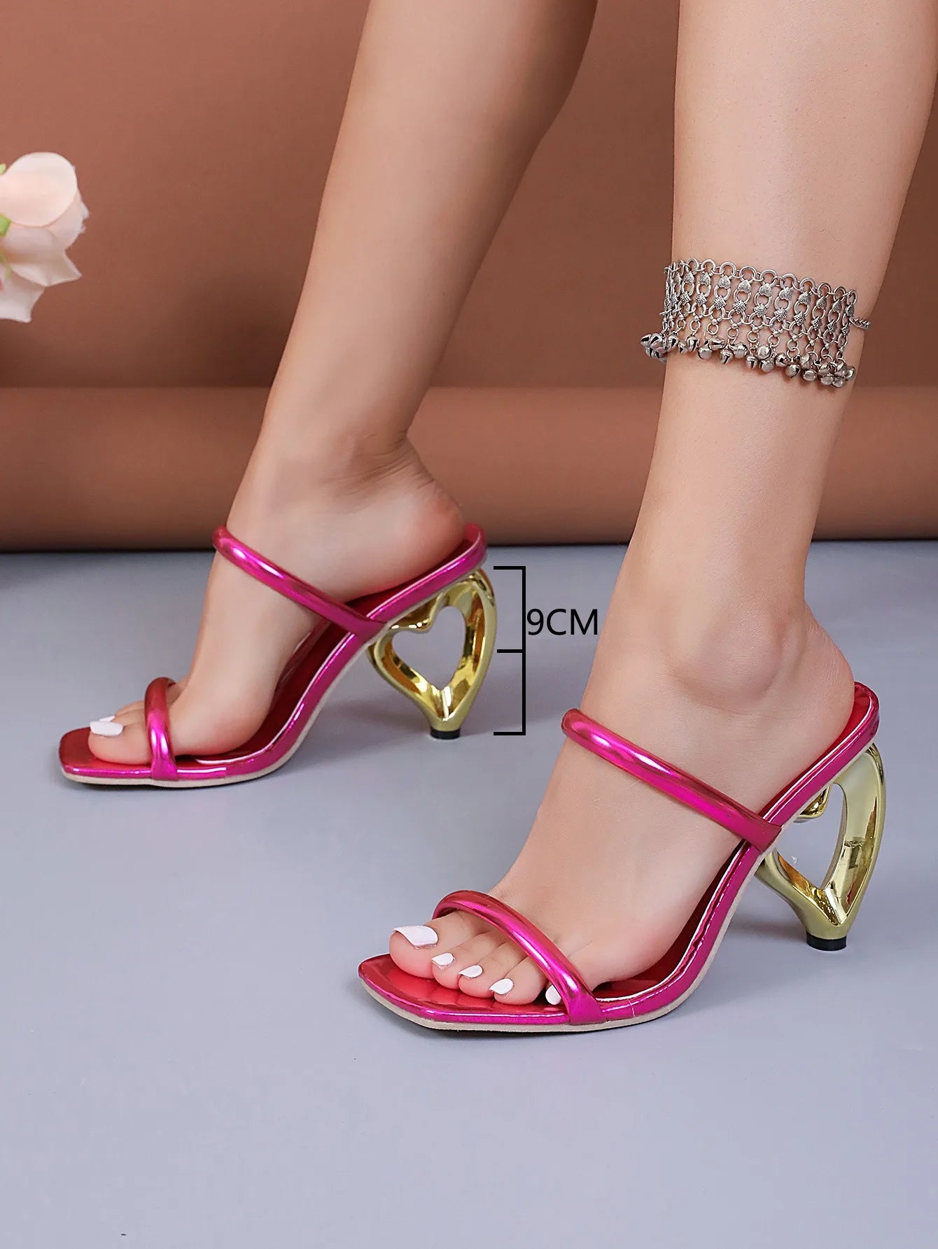 Women Shoes Summer New Heels Women Fashion Color Shallow High Heels Sexy Pointed Toe Outdoor Casual Party Dress Women High Heels