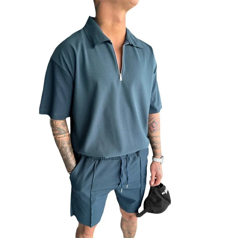 EasyFlow Zipper Polo Set