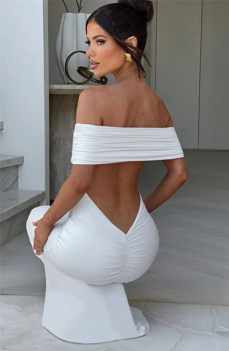 Mozision Backless Dress