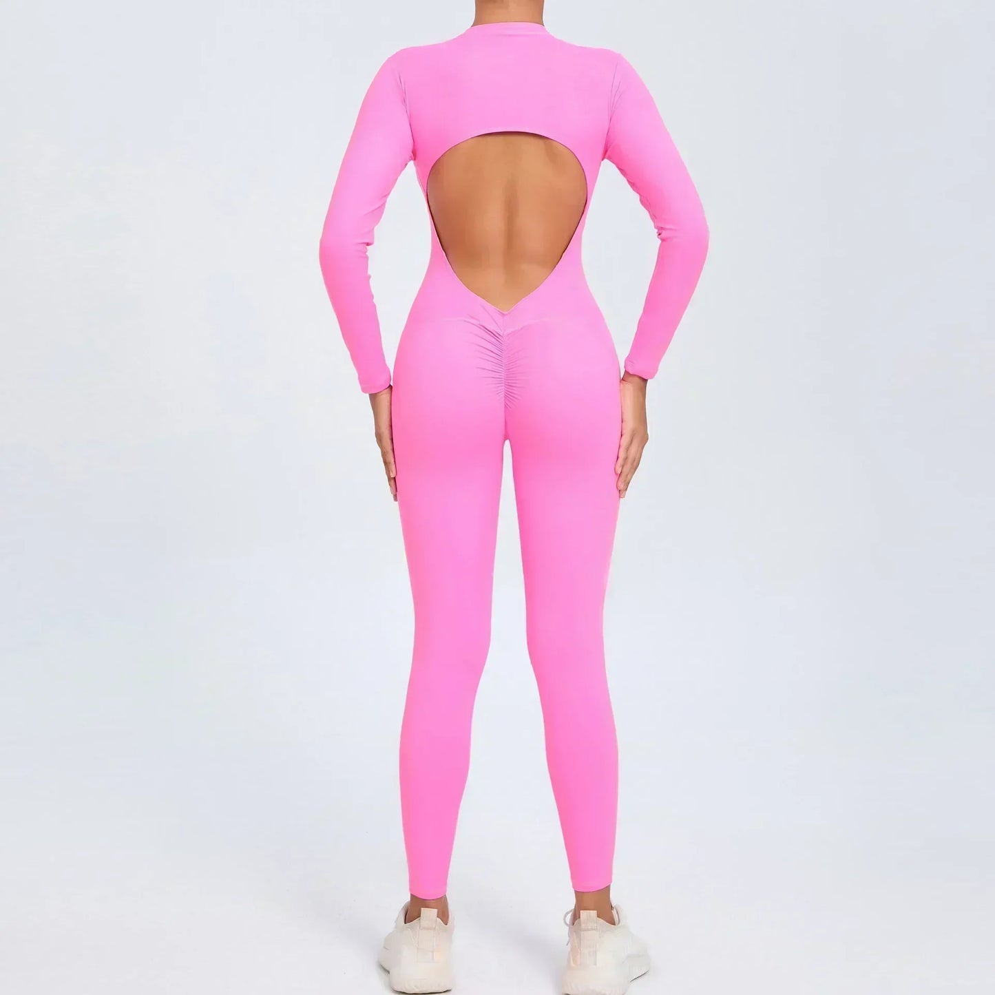 Zipper Sports Jumpsuits