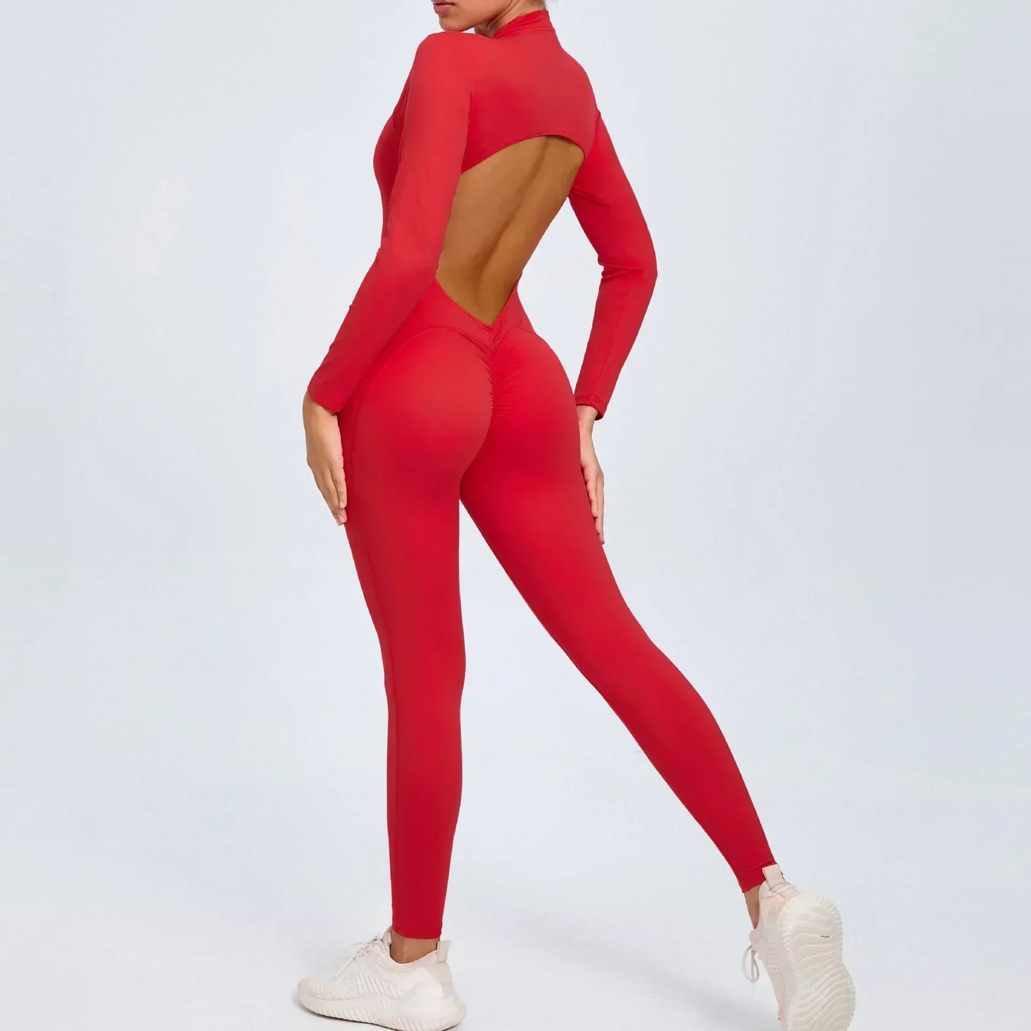 Zipper Sports Jumpsuits