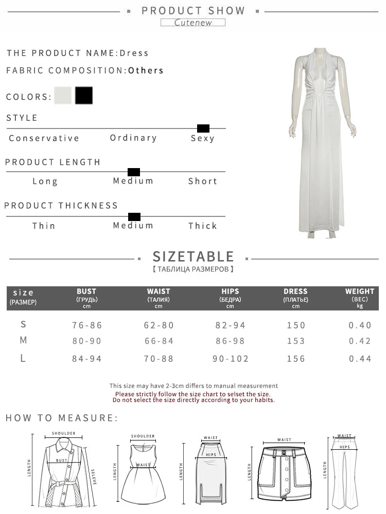 Concise Halter Long Dress