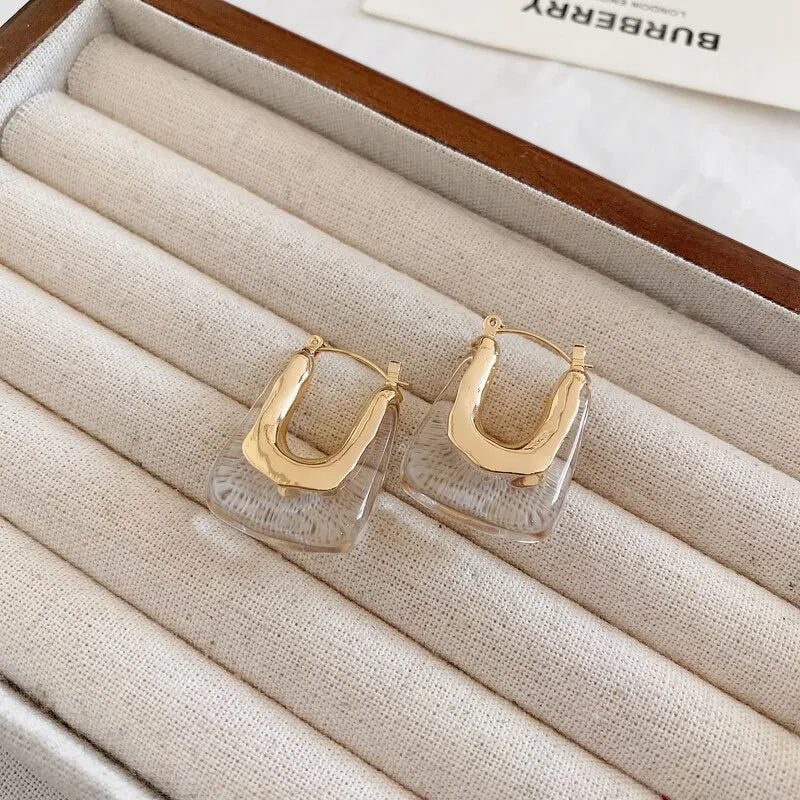 Geometric Irregular Stud Earrings