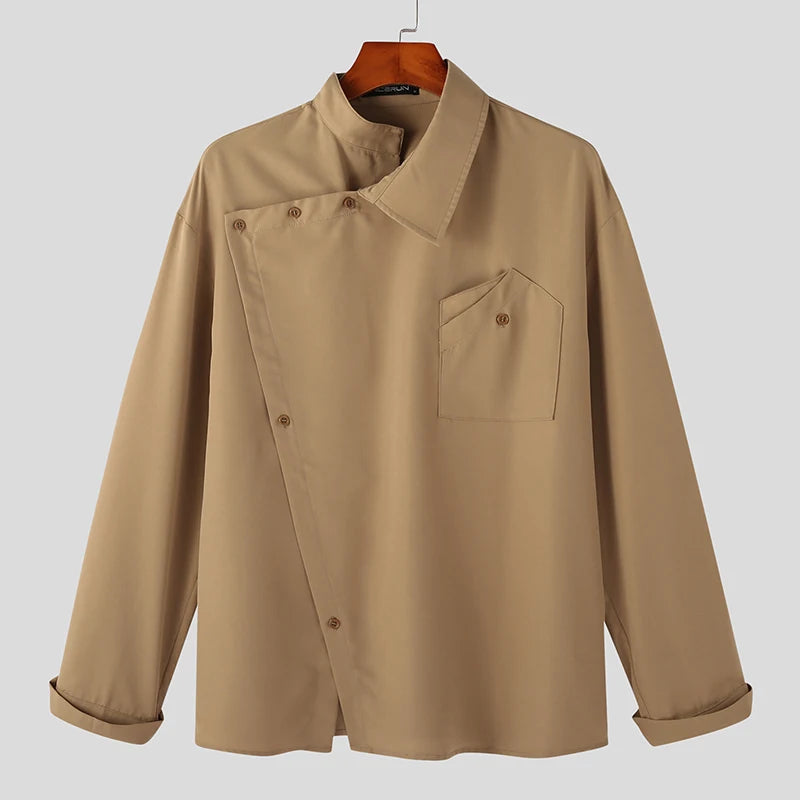 UrbanFlow Stand Collar Shirt