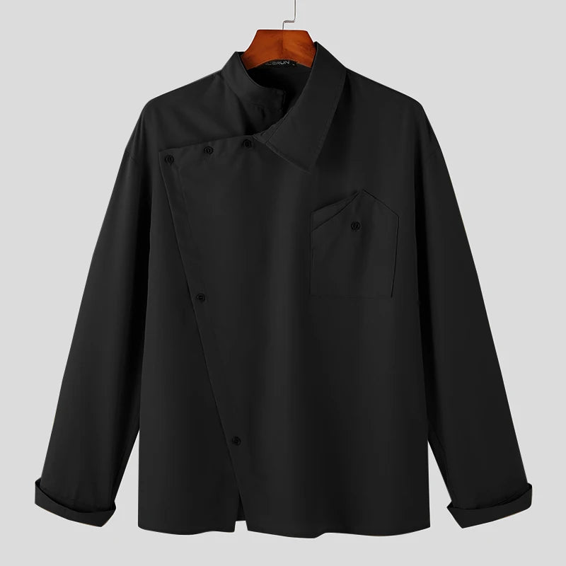 UrbanFlow Stand Collar Shirt