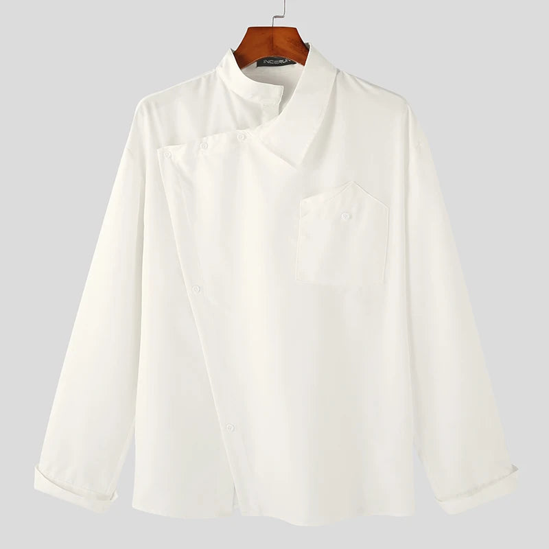 UrbanFlow Stand Collar Shirt