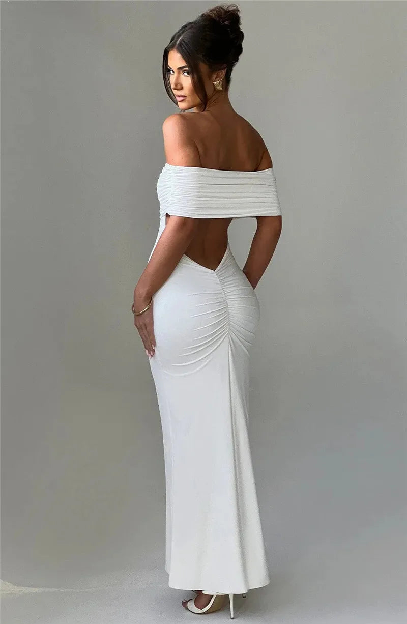 Mozision Backless Dress