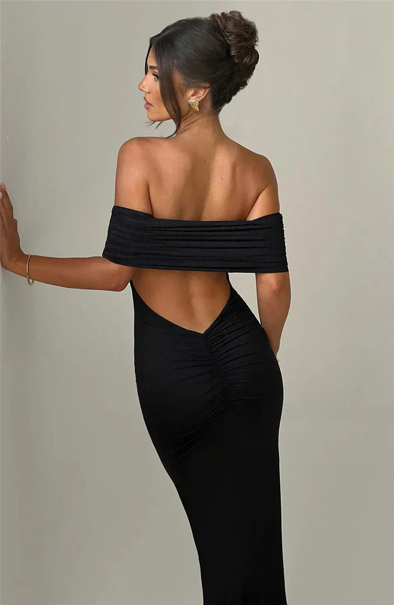 Mozision Backless Dress