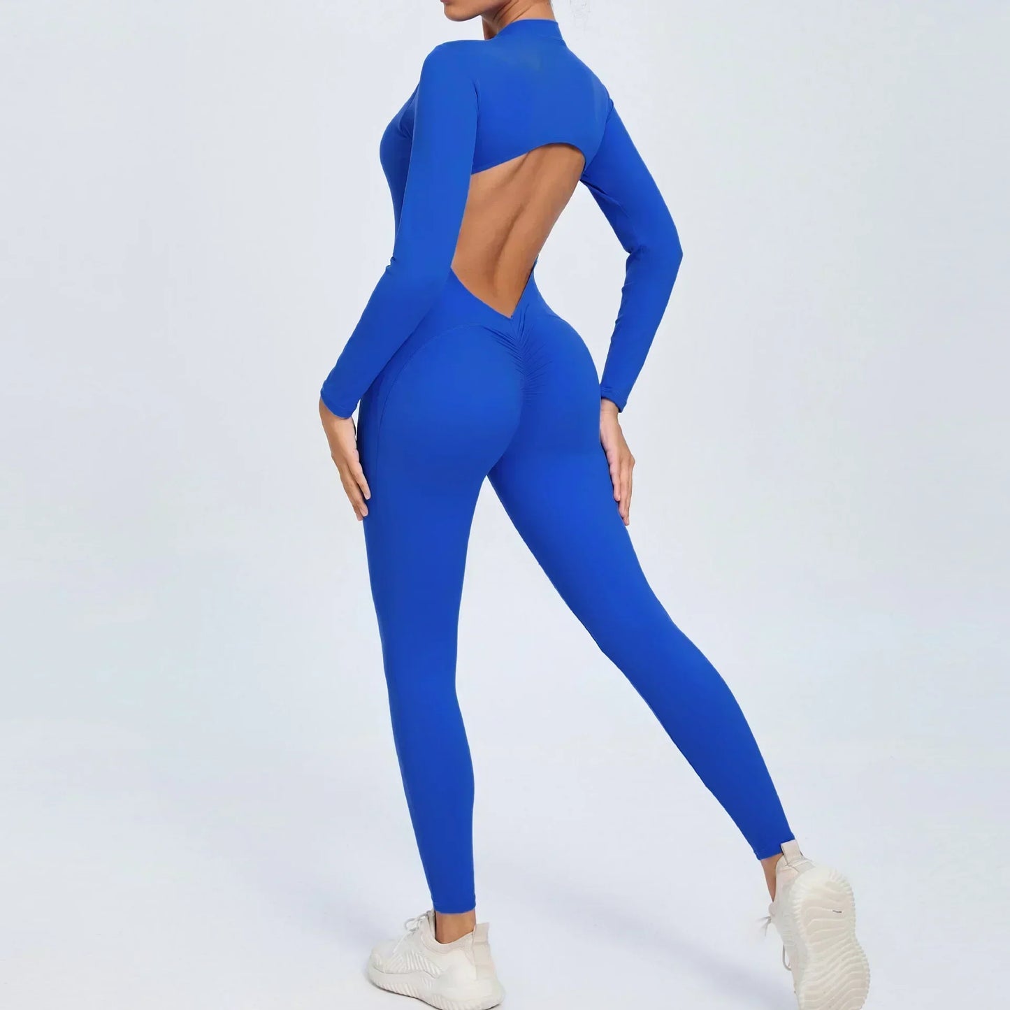 Zipper Sports Jumpsuits