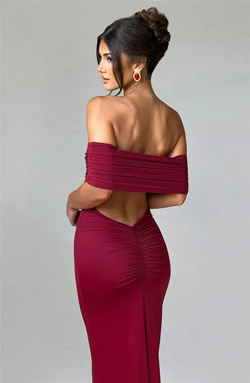 Mozision Backless Dress