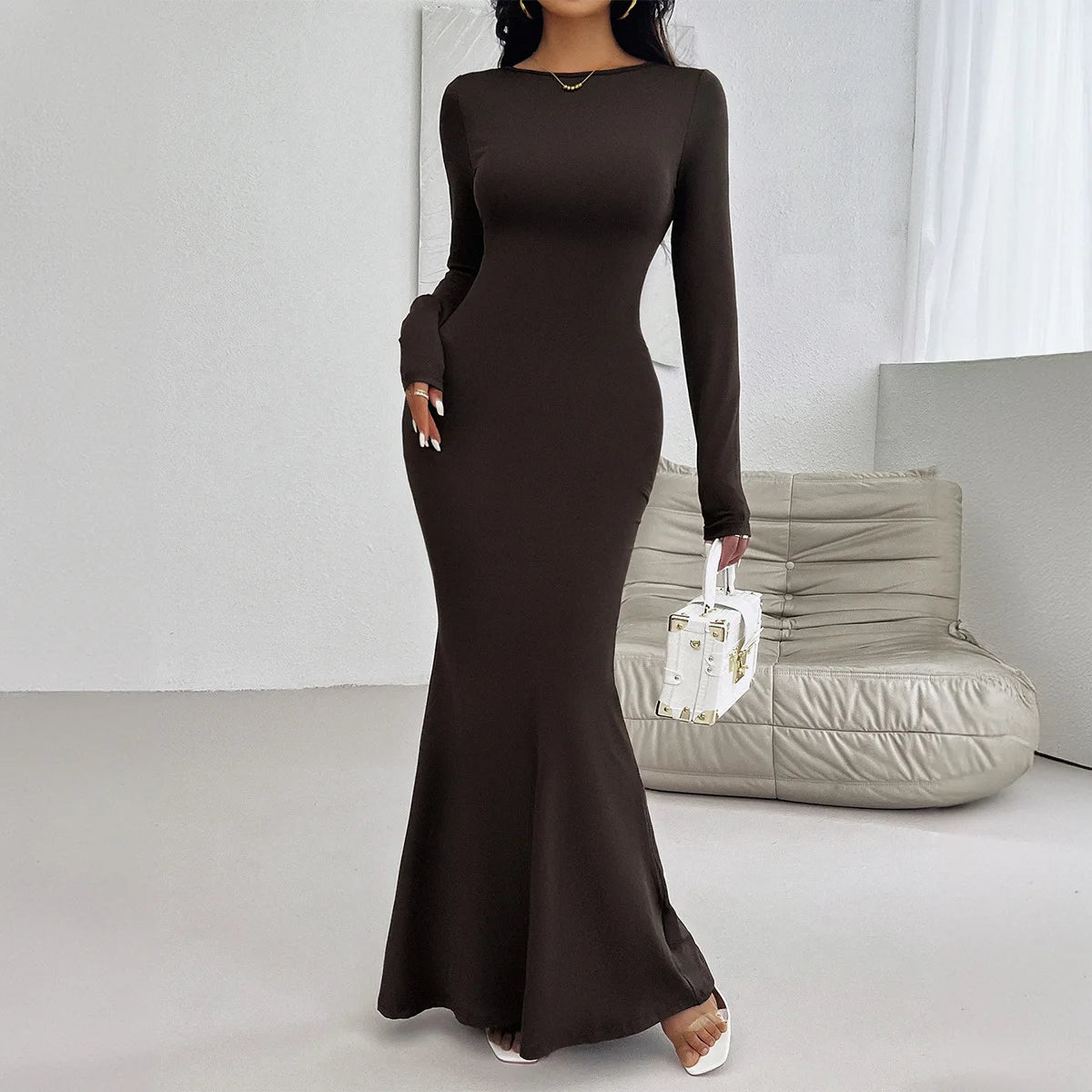 EleganceForm O-Neck Dress