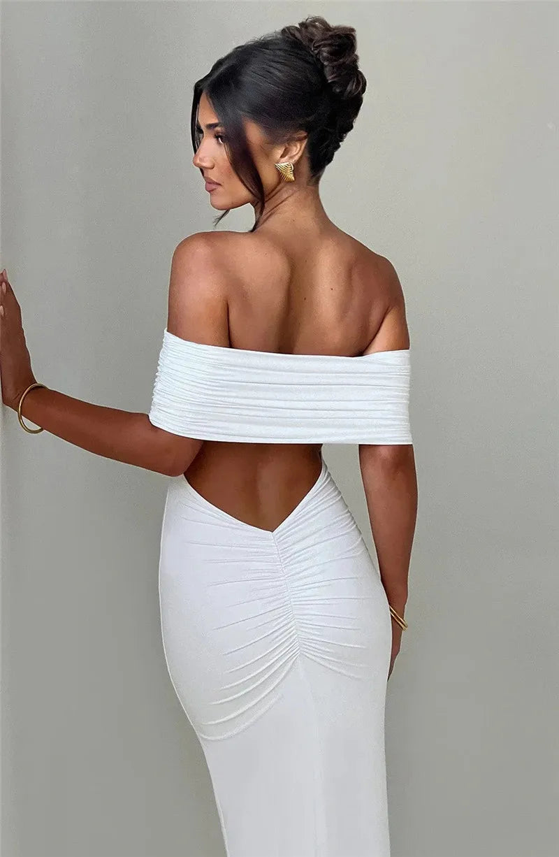 Mozision Backless Dress