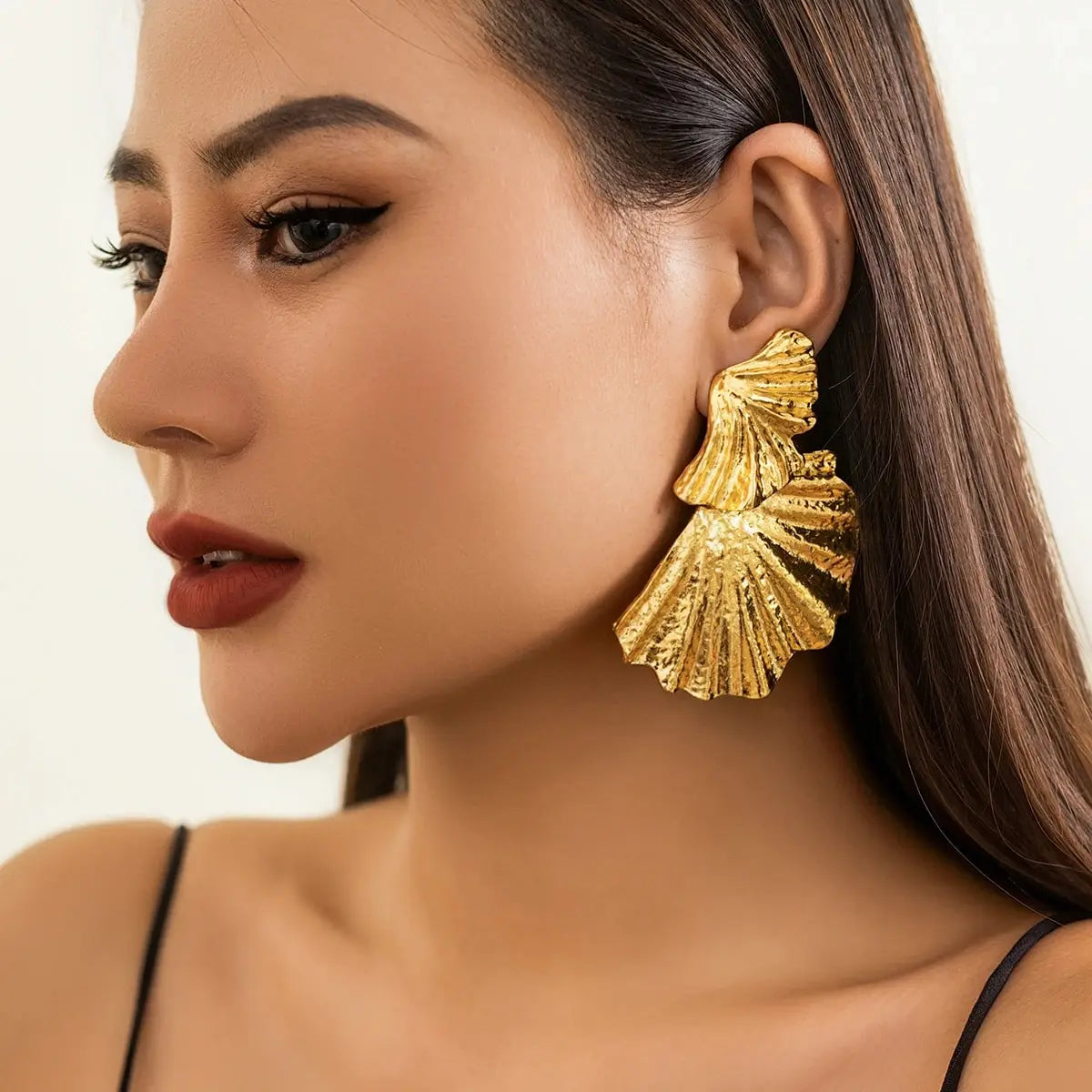 Ginkgo Leaf Earrings