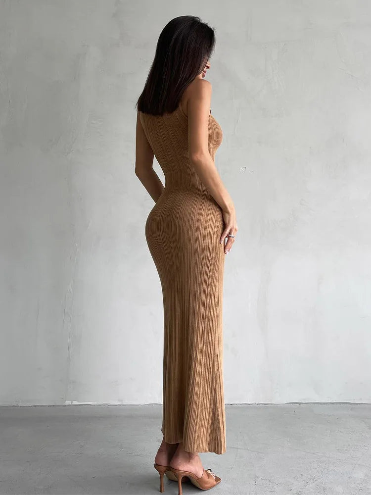 Knitwear Turtleneck Long Dress