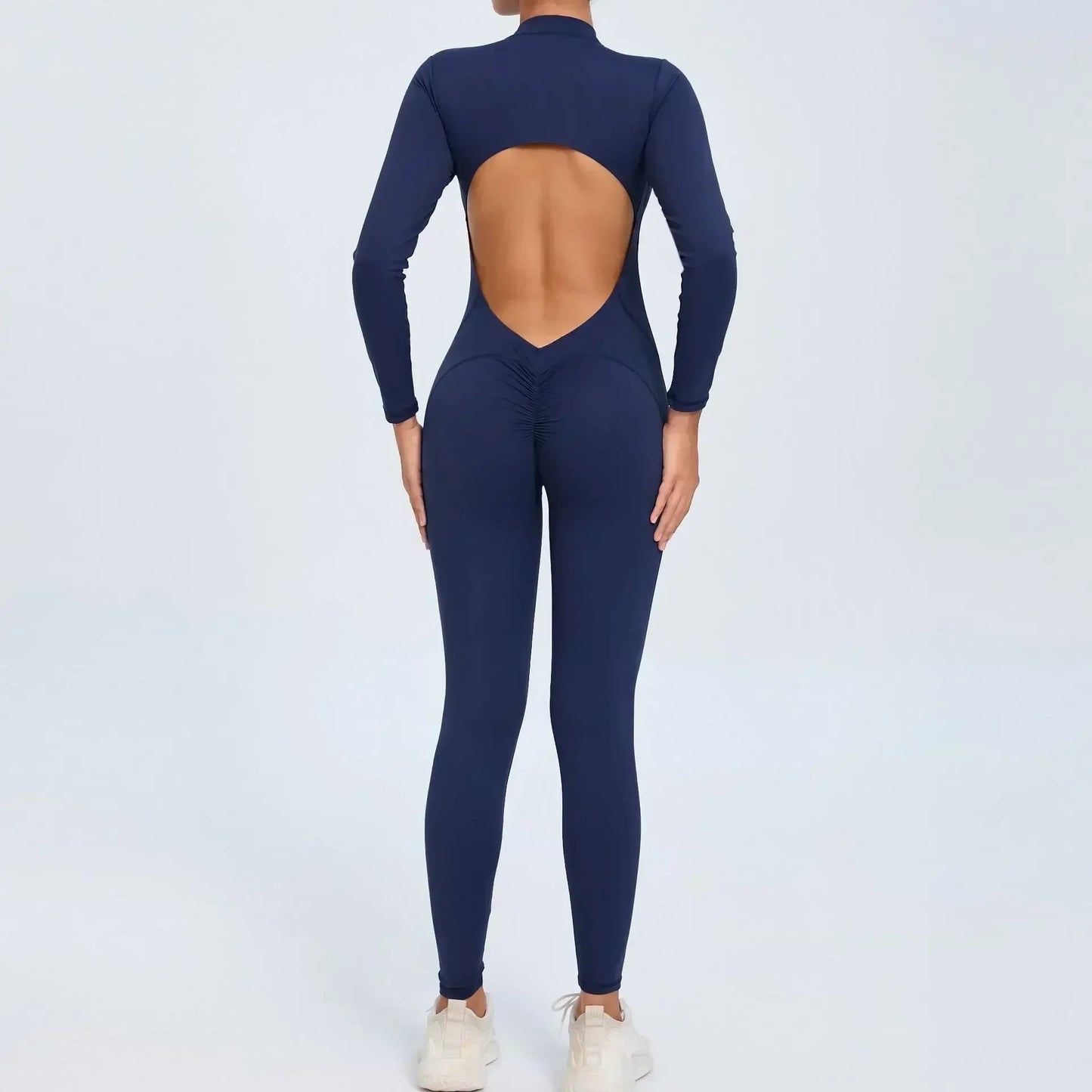 Zipper Sports Jumpsuits