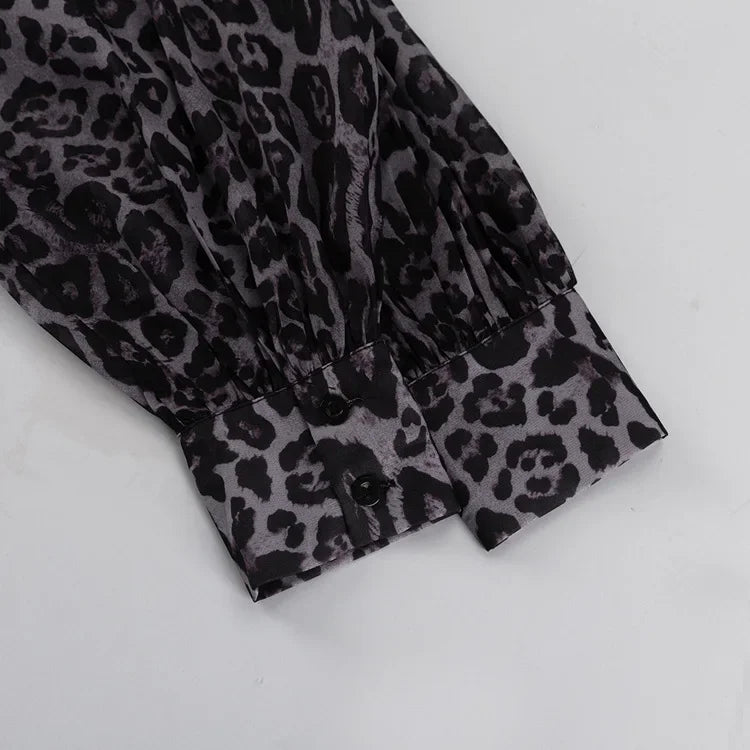 WildElegance Leopard Dress