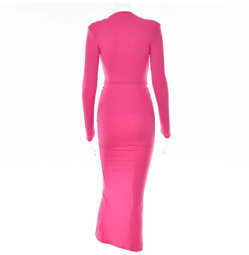 Elegant Pleated Bodycon Dress