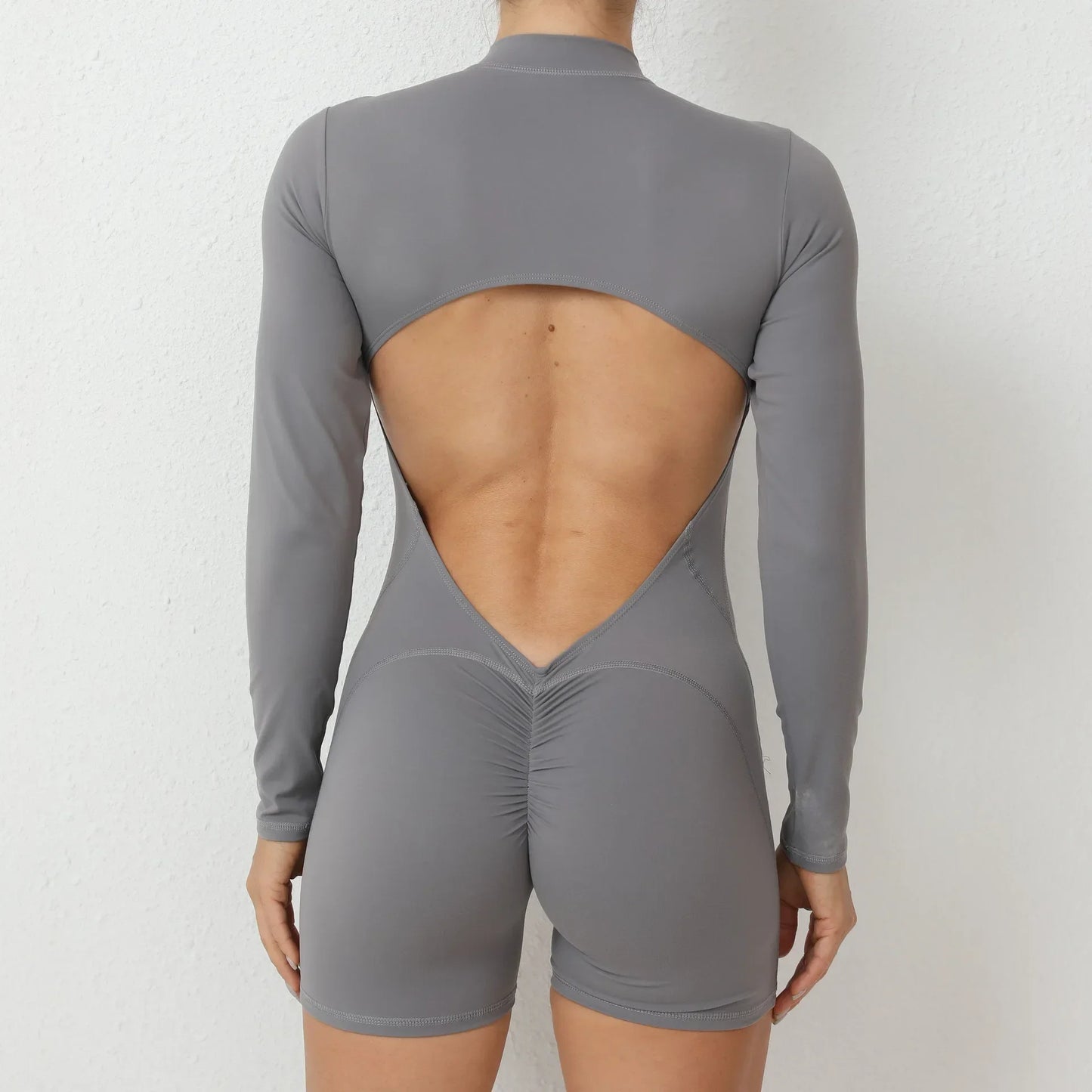 Zipper Sports Jumpsuits