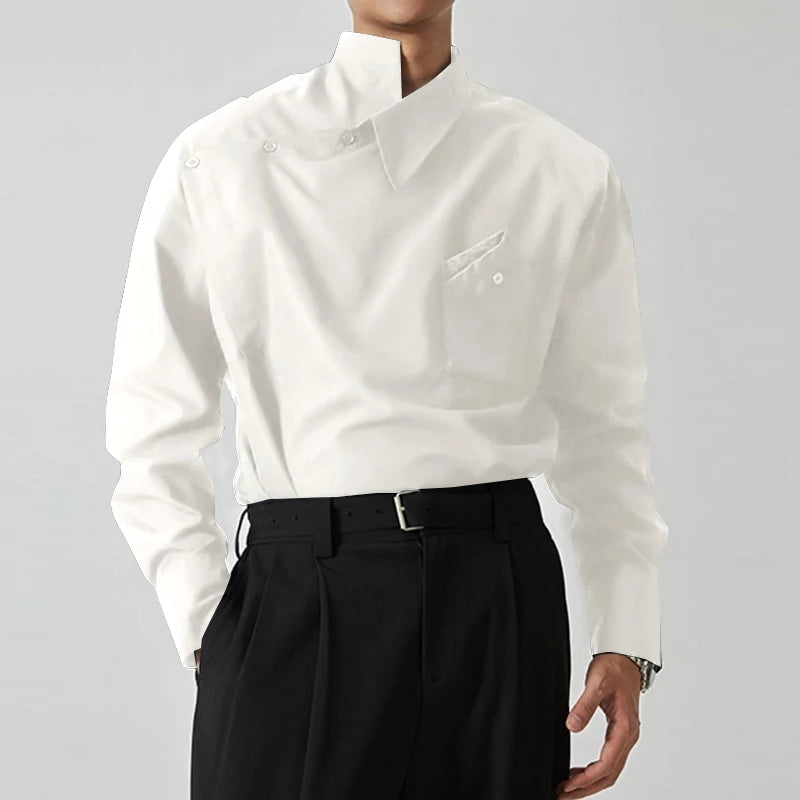 UrbanFlow Stand Collar Shirt