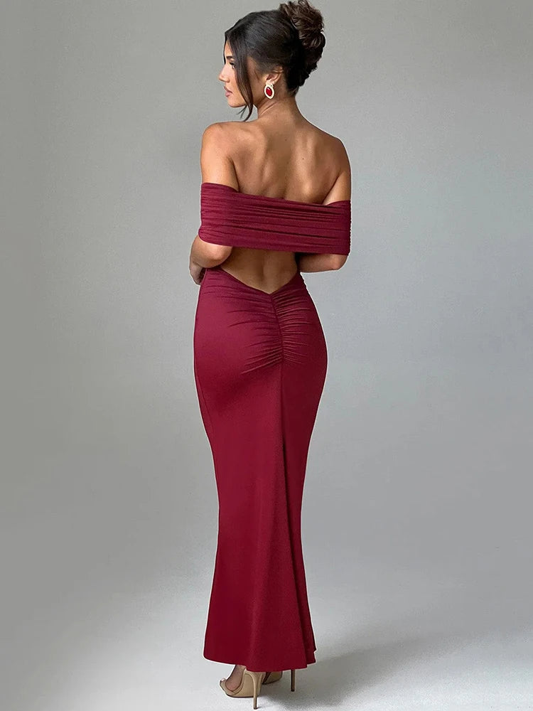 Mozision Backless Dress