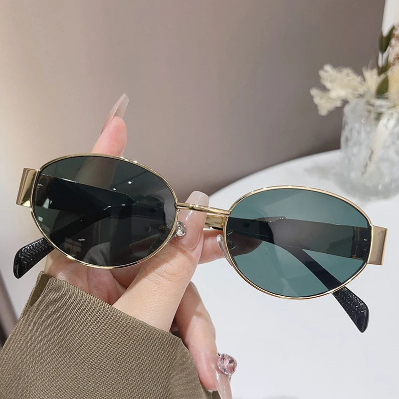 Trendy Vintage Oval Shades