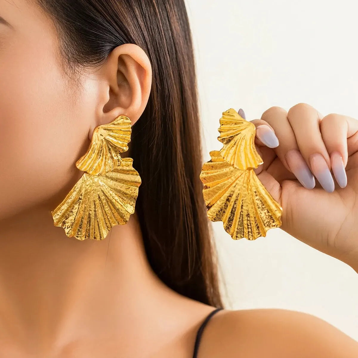 Ginkgo Leaf Earrings