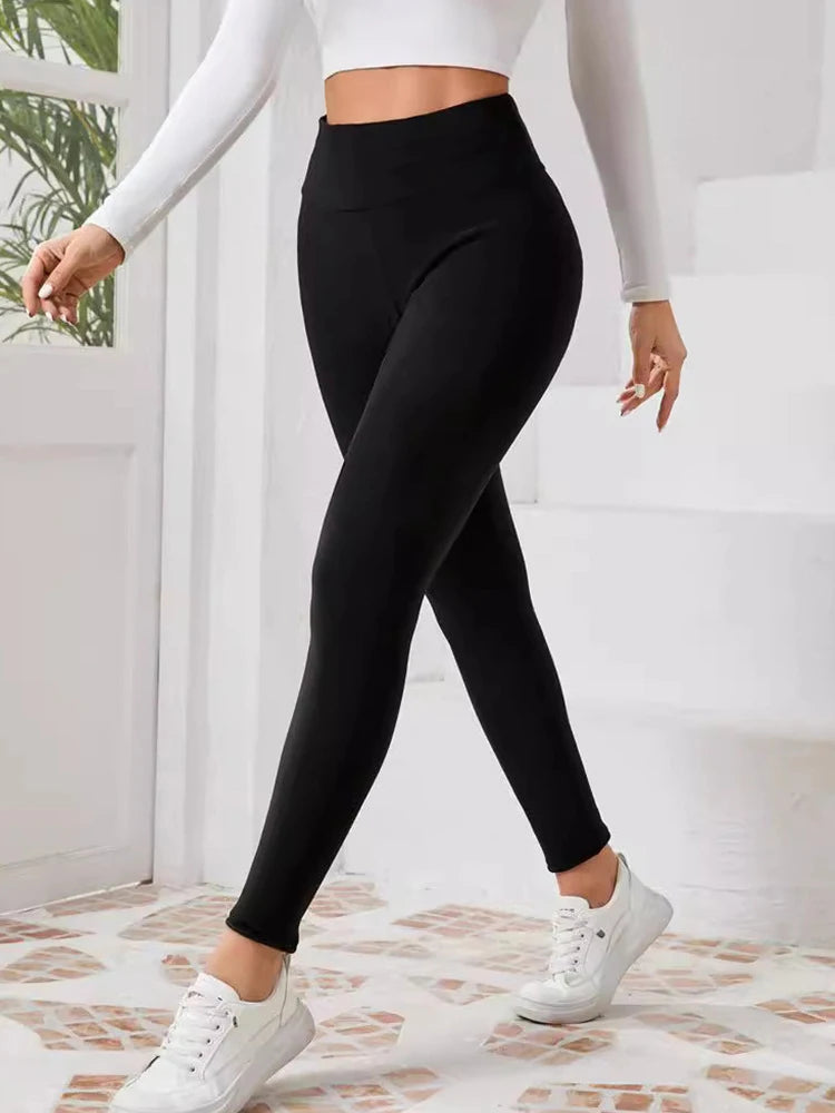 Thermal Fleece Lined High Waist Leggings