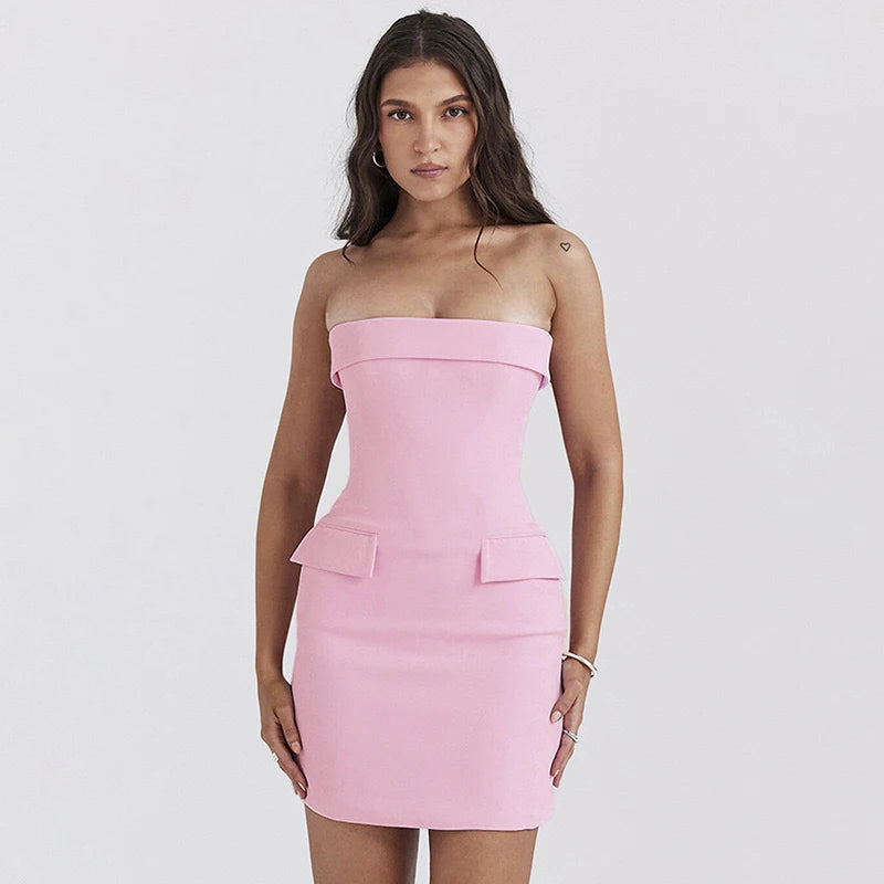 DGLUKE Strapless Dress