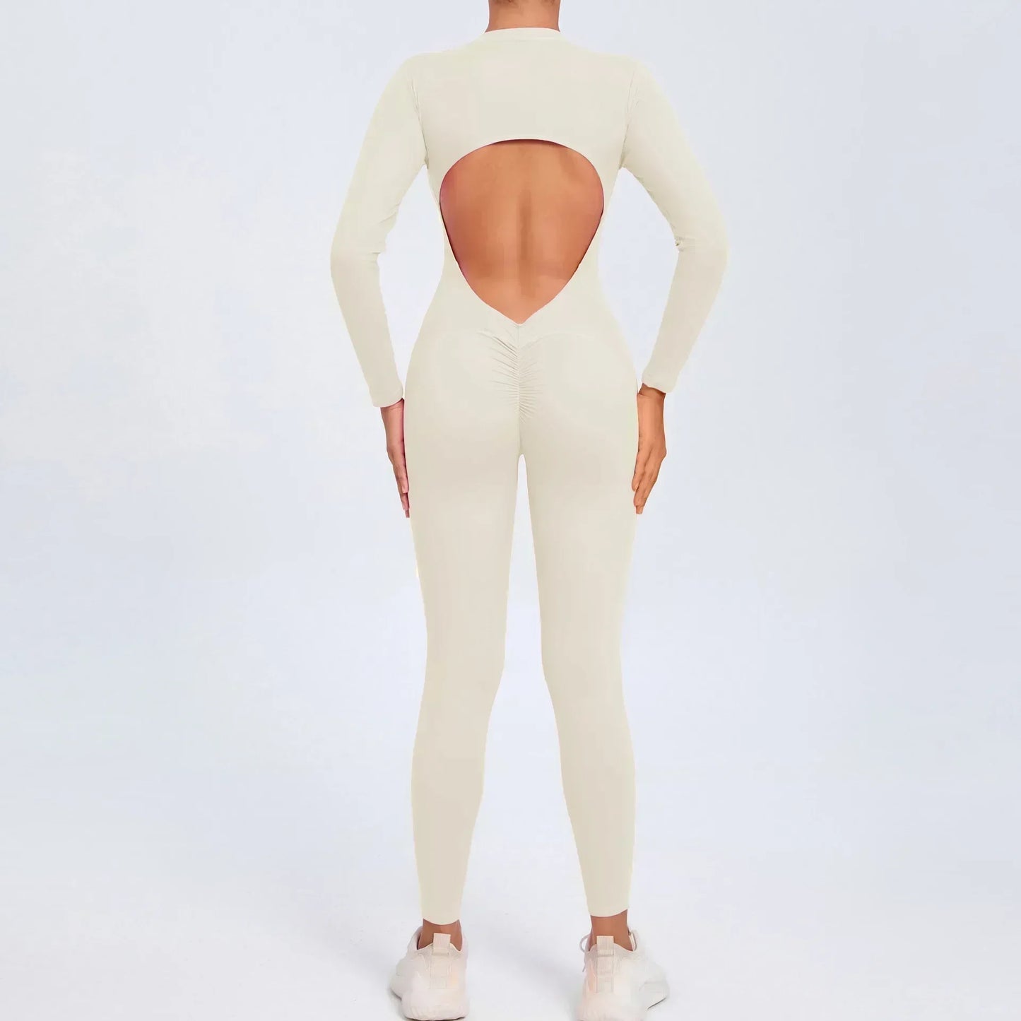 Zipper Sports Jumpsuits