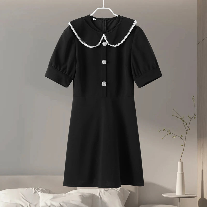 Elegant Doll Collar Dress