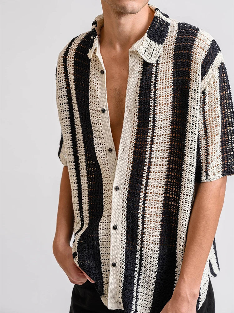 VintageEase Knit Shirt