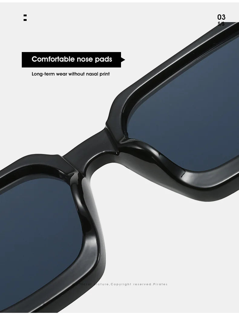 Brand Vintage Square Sunglasses