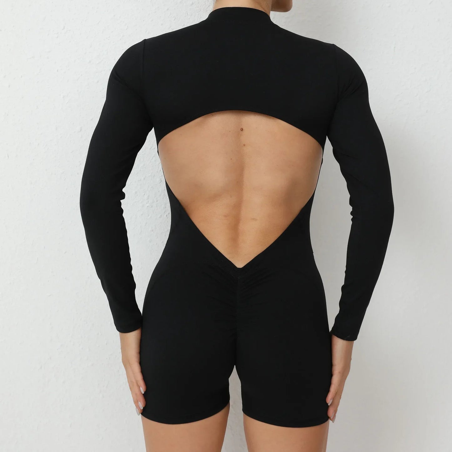 Zipper Sports Jumpsuits