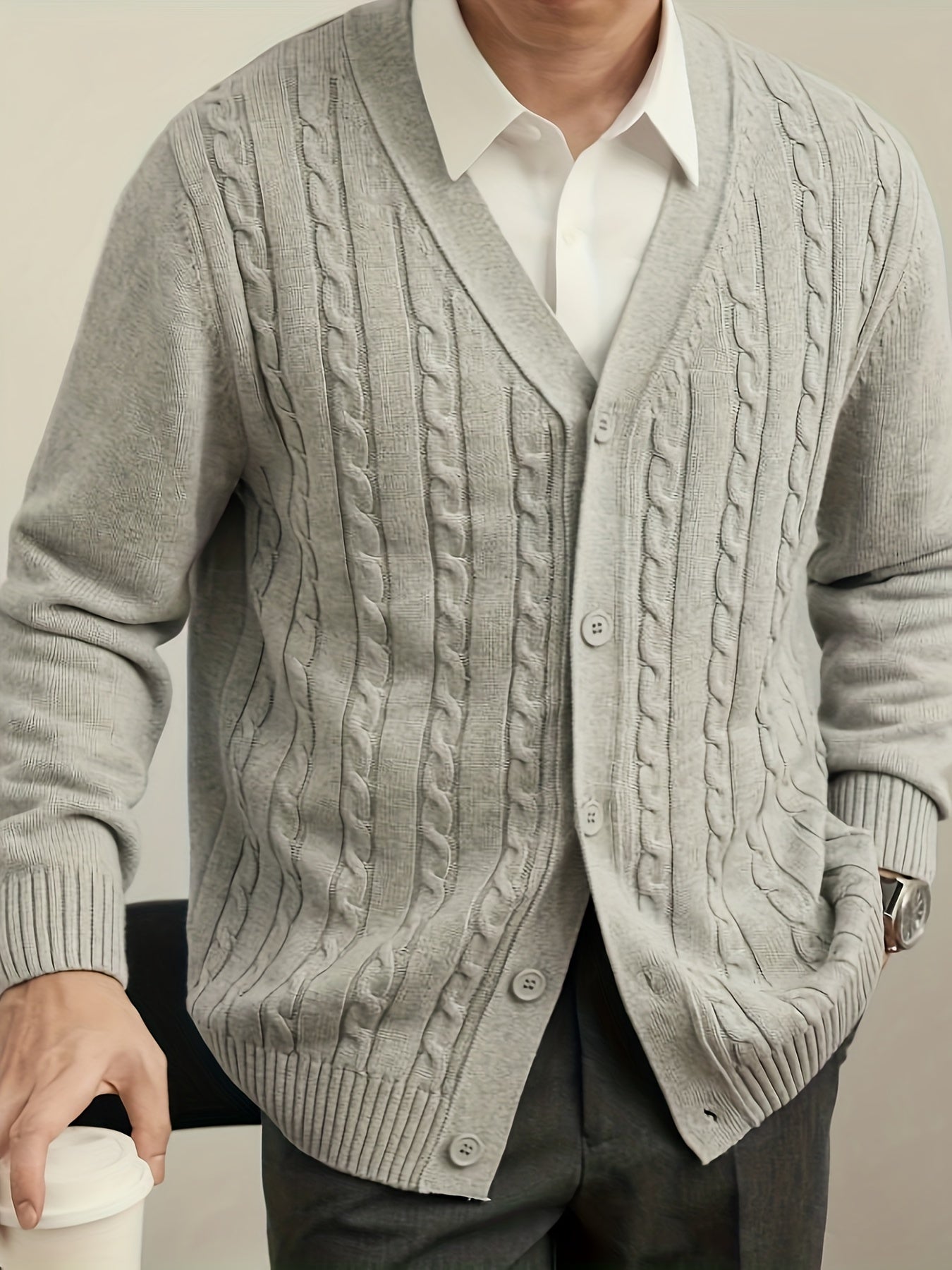 Preppy Style Cardigan Sweater