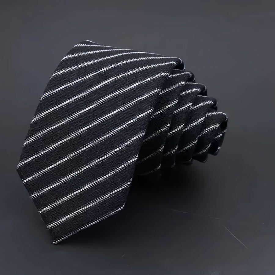 Polyester Striped Self Tie