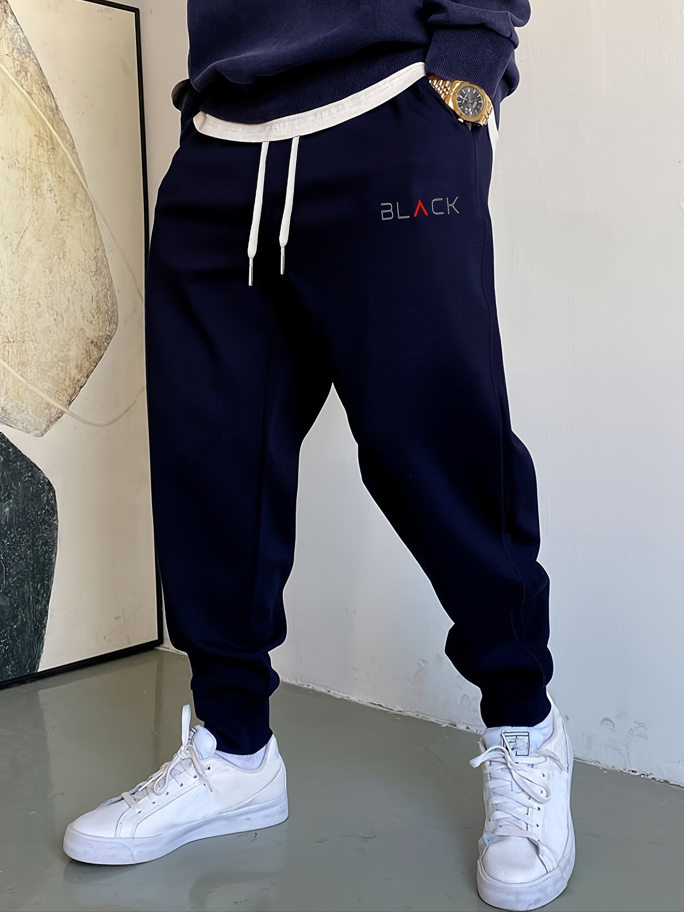 BLACK Typesetting Sweatpants