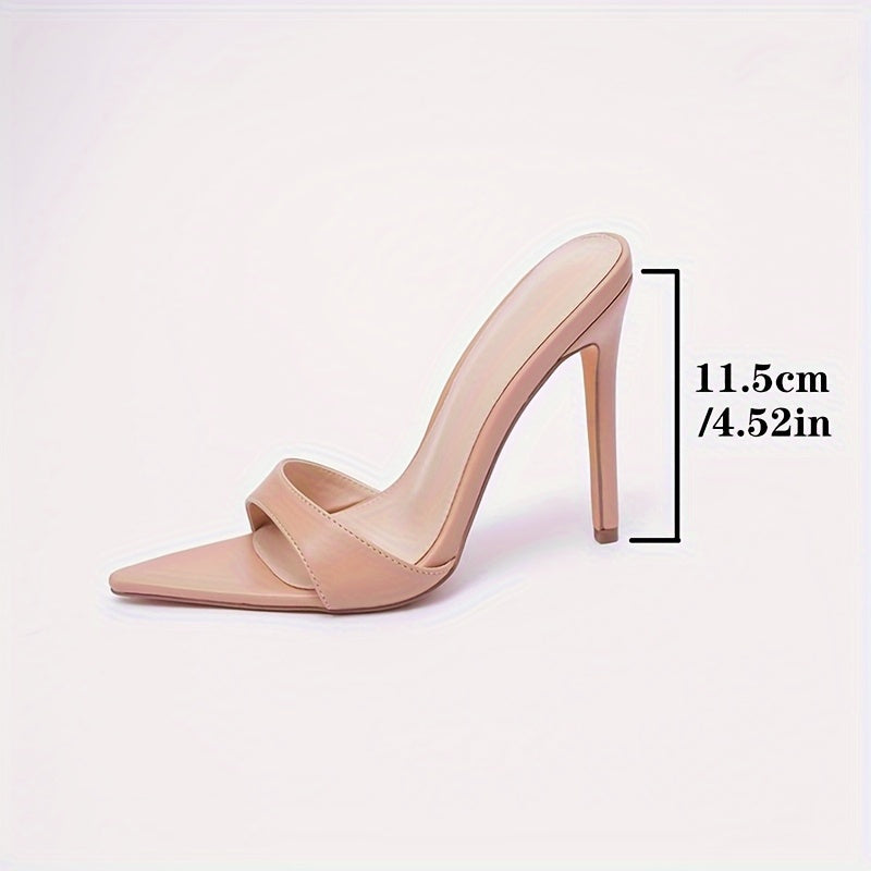 Pointed-Toe Stiletto Sandals