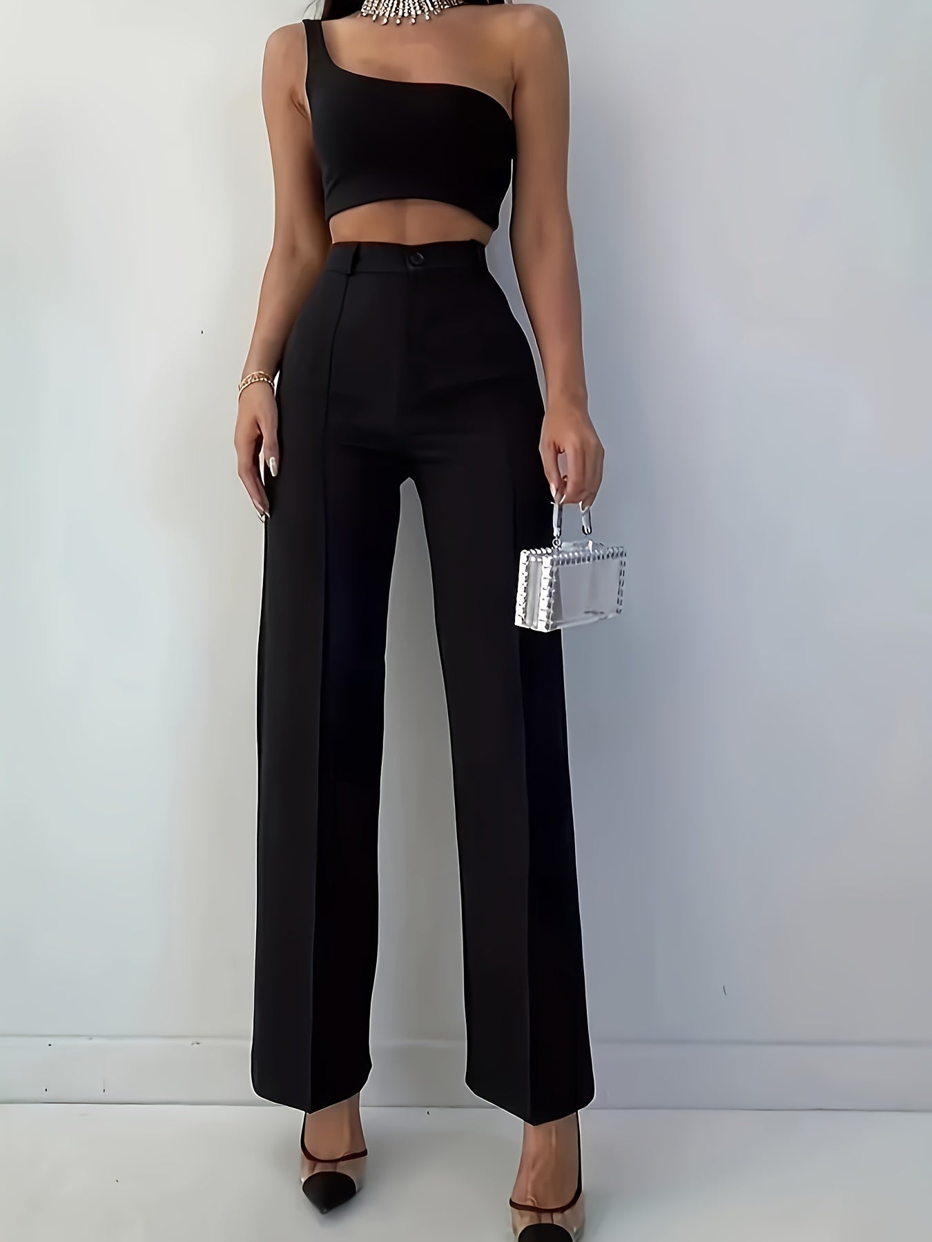 Elegant Straight-Leg Pants