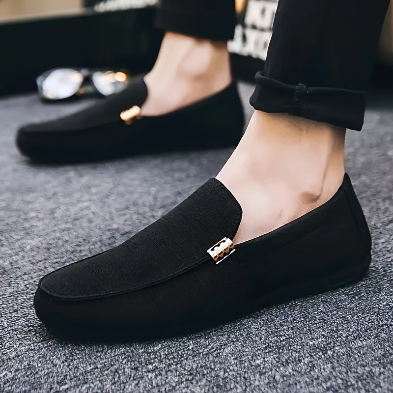 Men's Stylish Slip-On Canvas Loafers - Versatile & Comfortable for All Seasons, Perfect for Casual Wear & Outdoor Activities