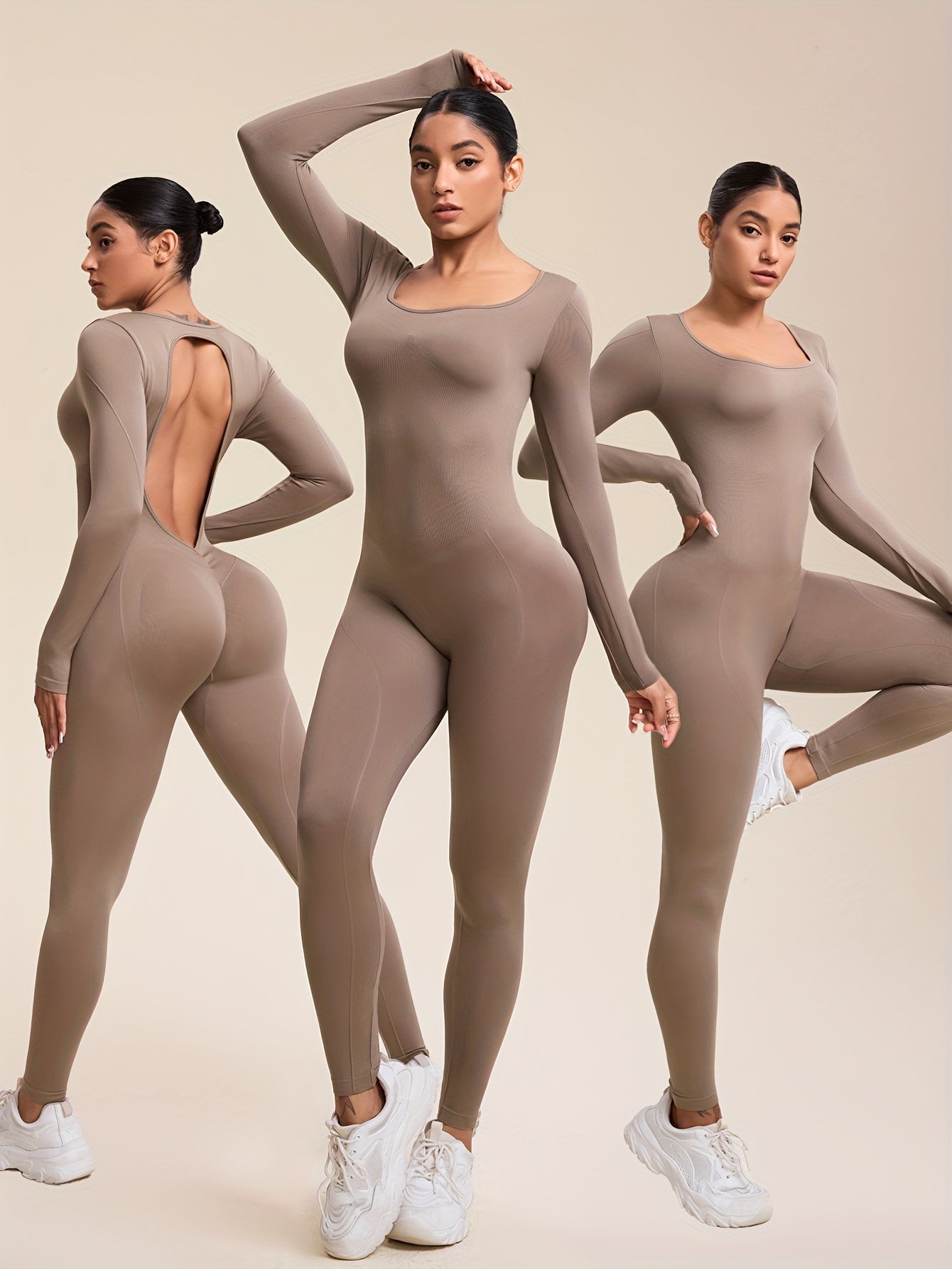 High-Waist Yoga Bodysuit