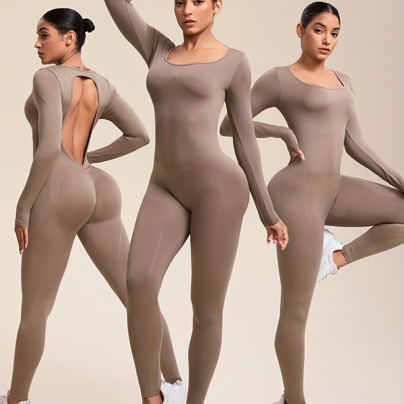 High-Waist Yoga Bodysuit