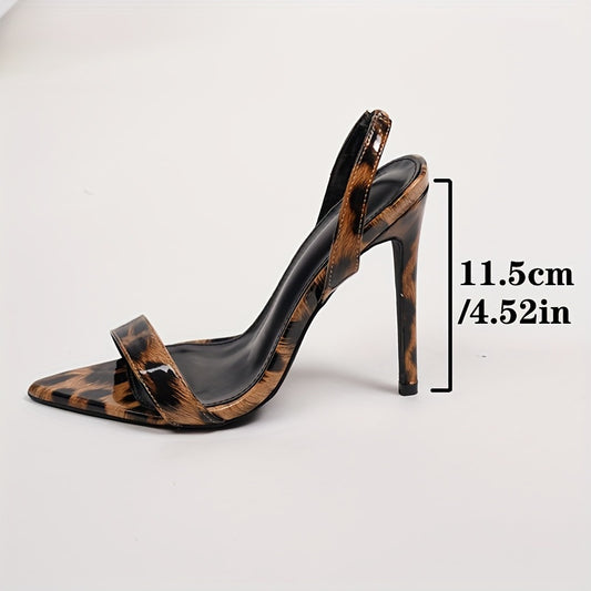 Leopard Print Stiletto Heels